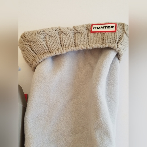 NIB Hunter Boot Socks Cable Gray Size XL Men's 10-12 Women's 11-13 - Picture 5 of 10